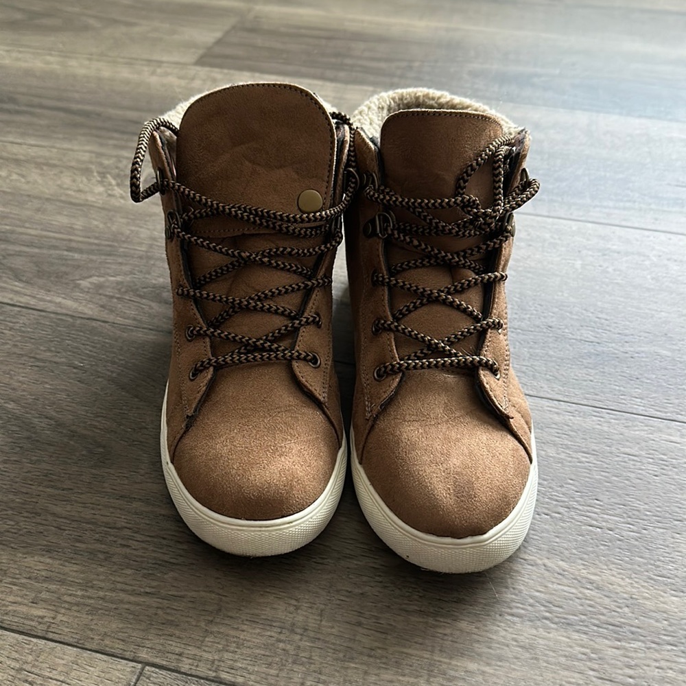 Suede sneakers